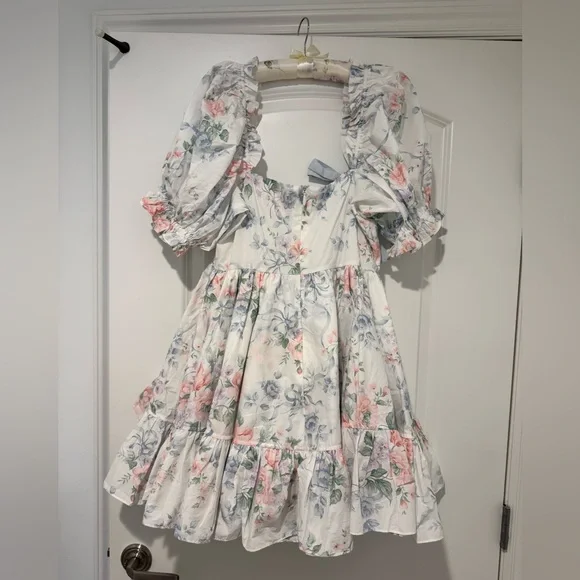 SOLD - Selkie The Mrs Darcy Buttercream Dress - Picture 6 of 9